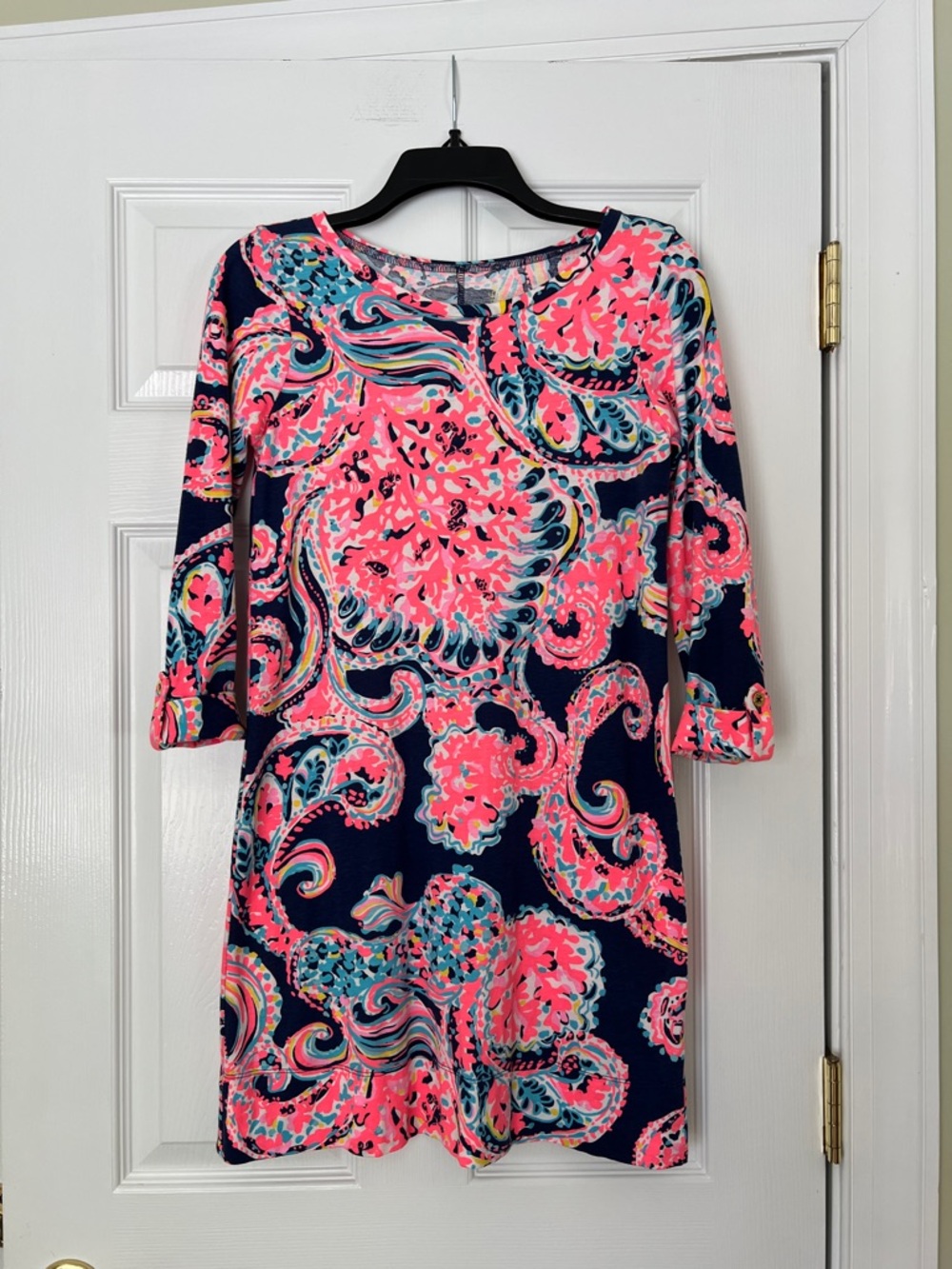 LILLY PULITZER Linden Dress For the Halibut cotton size XS